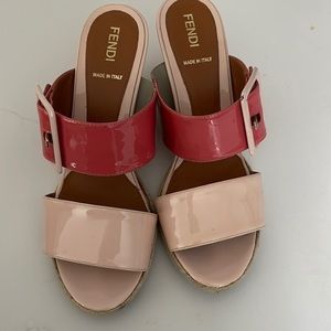 Fendi wedge heels